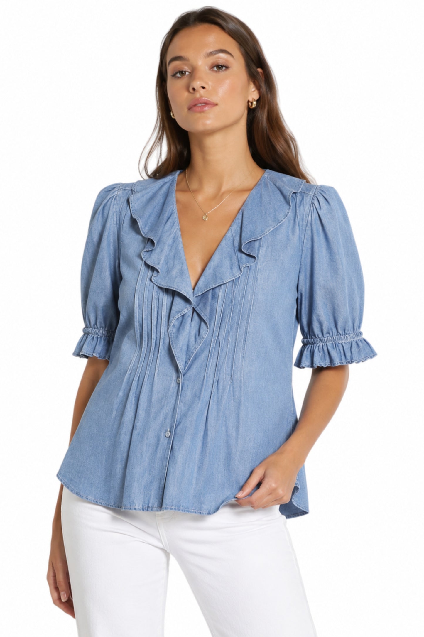 VINTAGE RUFFLE DM - LIGHT WASH