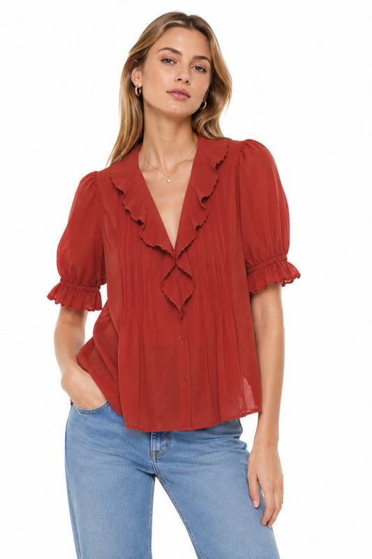 ROMANTIC RUFFLE SL - RED