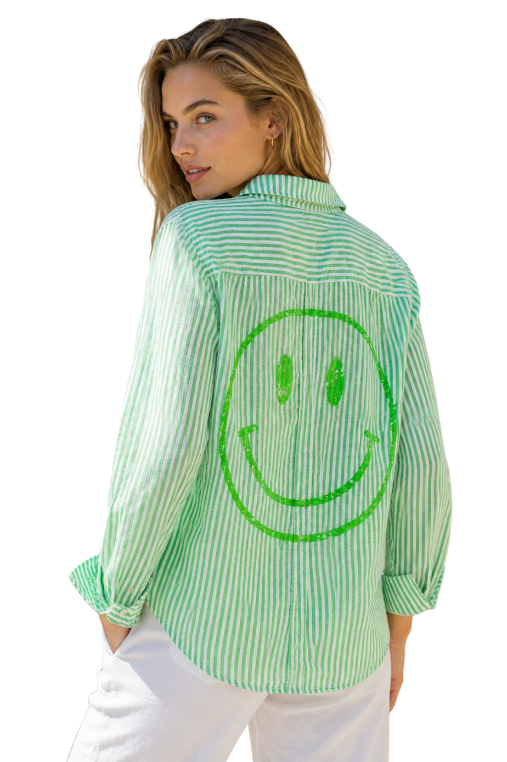 MYLA - GREEN STRIPE